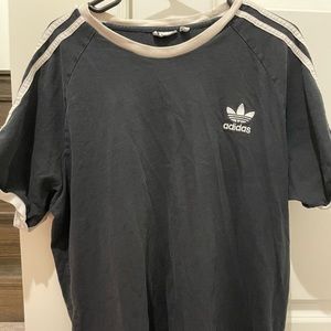 Adidas Black & White Tee